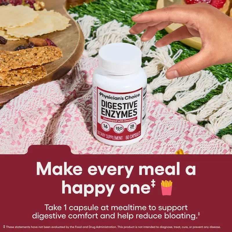 Digestive Enzymes with Probiotics and Prebiotics