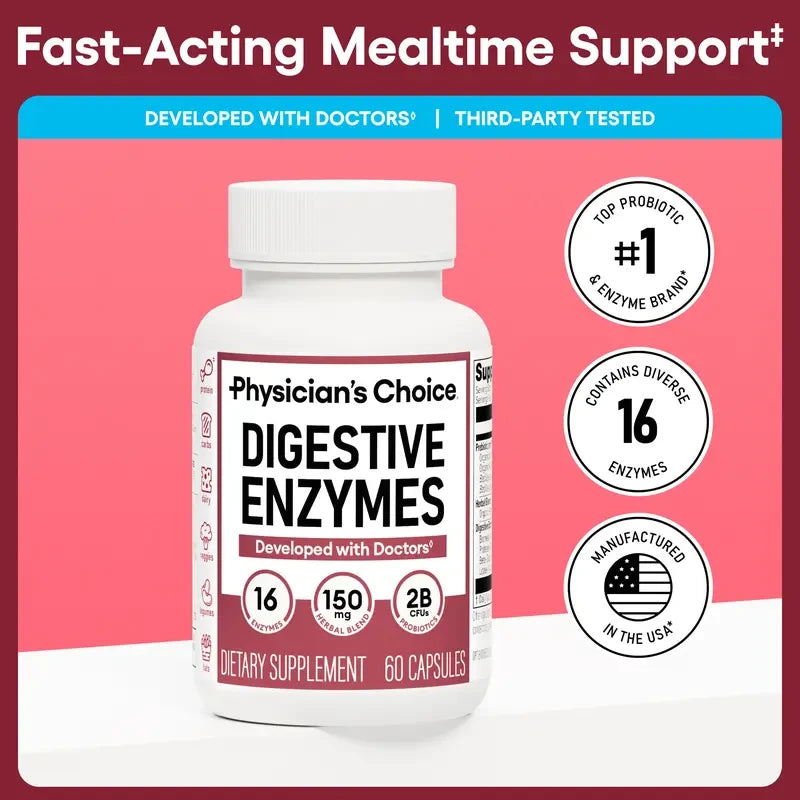 Digestive Enzymes with Probiotics and Prebiotics
