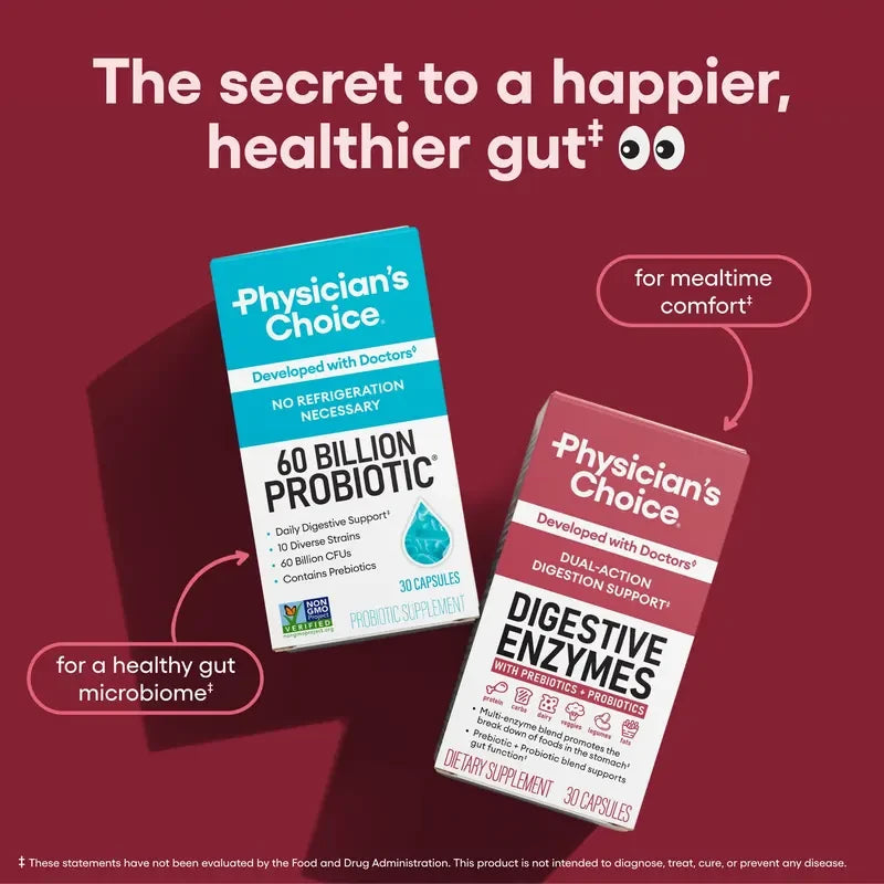 Digestive Enzymes with Probiotics and Prebiotics