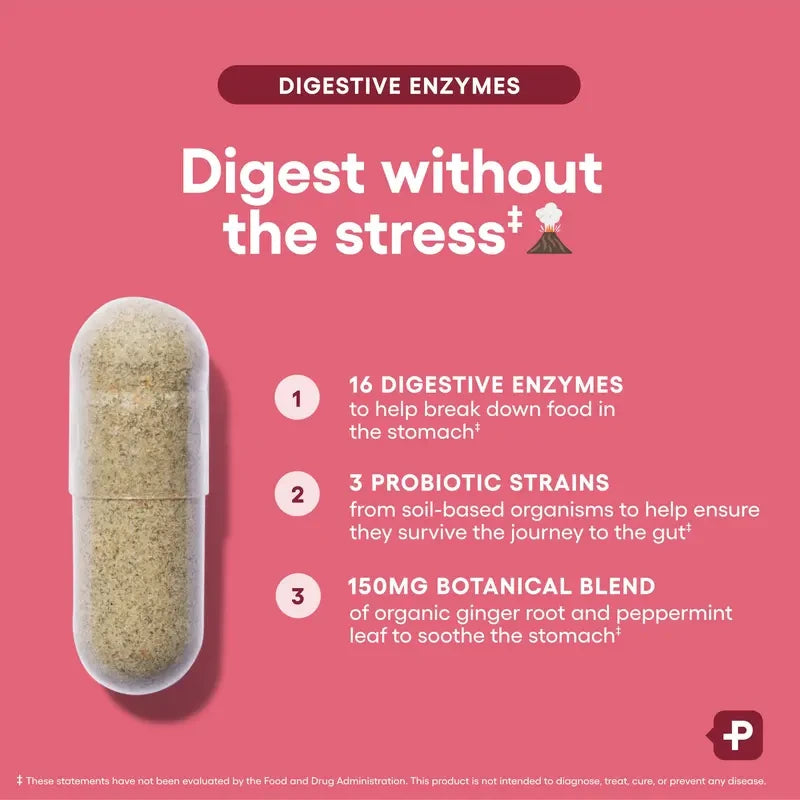 Digestive Enzymes with Probiotics and Prebiotics